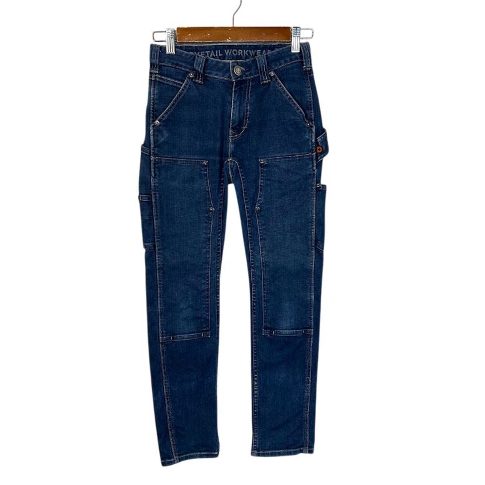 Dovetail Workwear Maven Slim Jeans 00/28 PowerFlex Indigo Denim